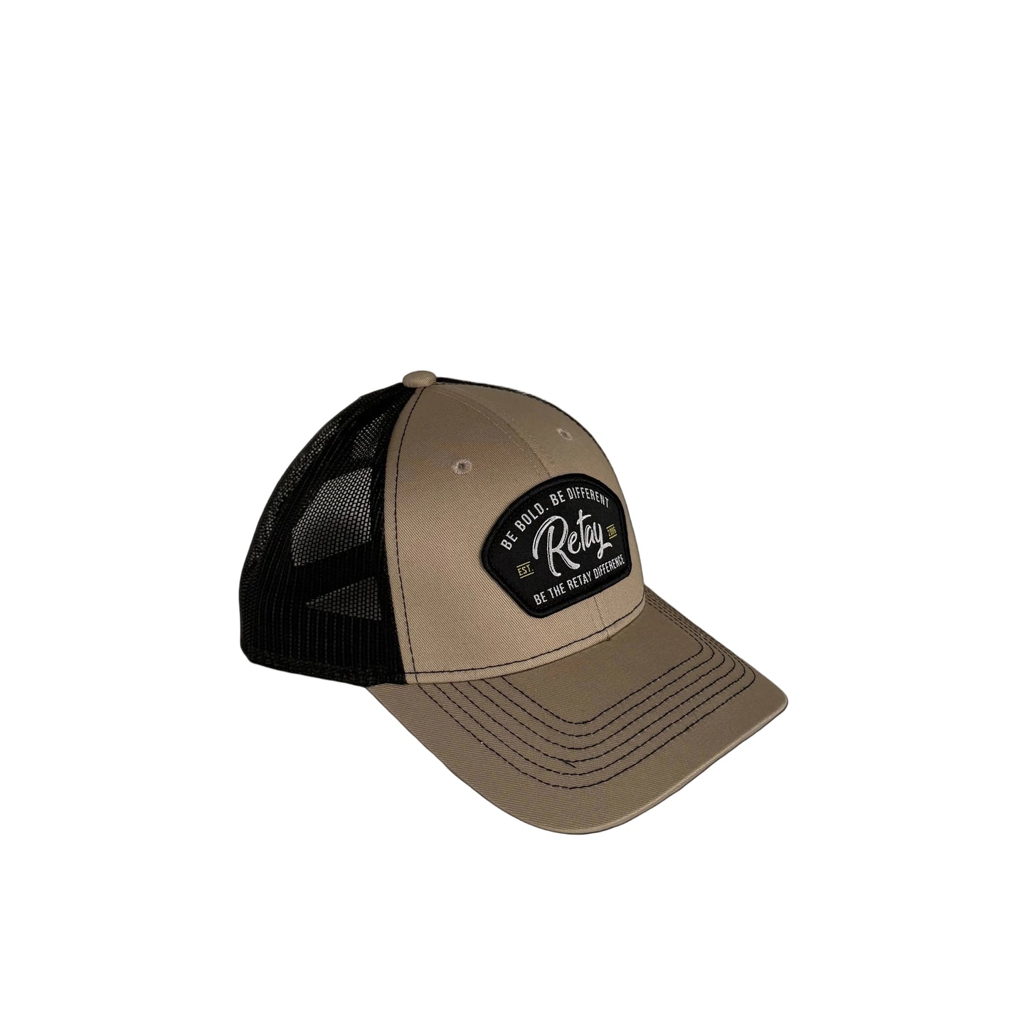 RETAY_BE_BOLD_PATCH_HAT_Tan_Left_SIde