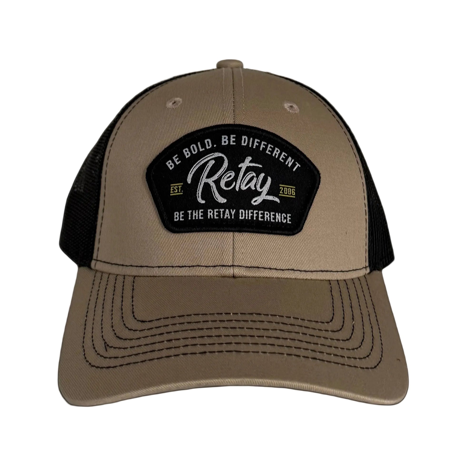 RETAY BE BOLD PATCH HAT Tan Front