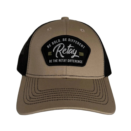 RETAY BE BOLD PATCH HAT Tan Front