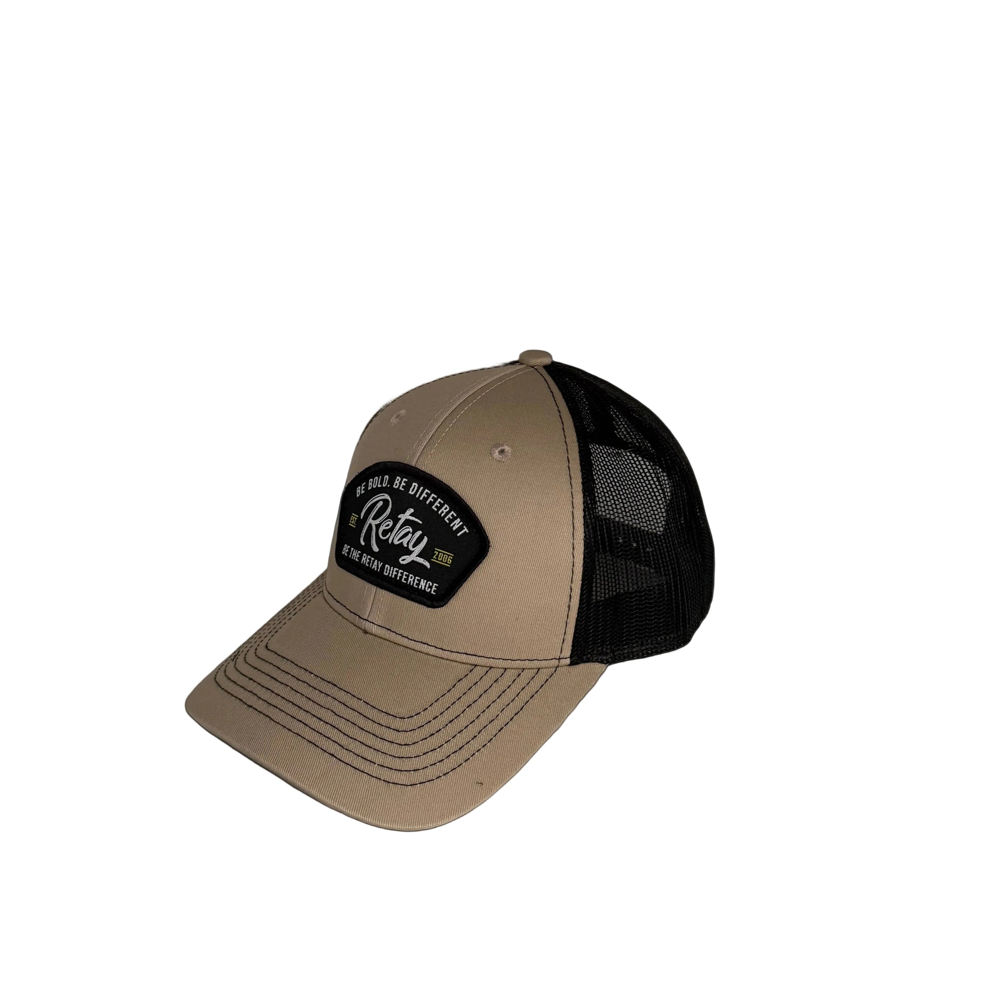 RETAY_BE_BOLD_PATCH_HAT_Tan_Right_Side