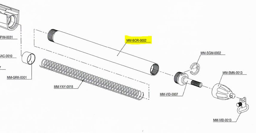 RETAY Magazine Tube Components